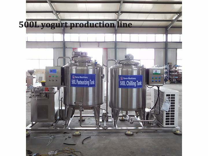 500l yogurt production line