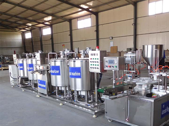 Yogurt making machine exported to kenya
